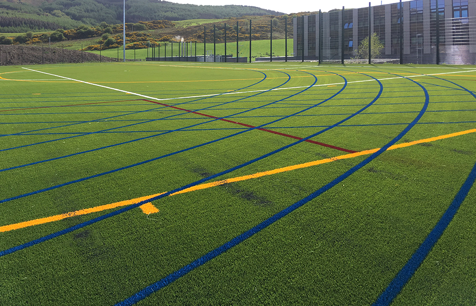 Image of a 3G multisport pitch with running track