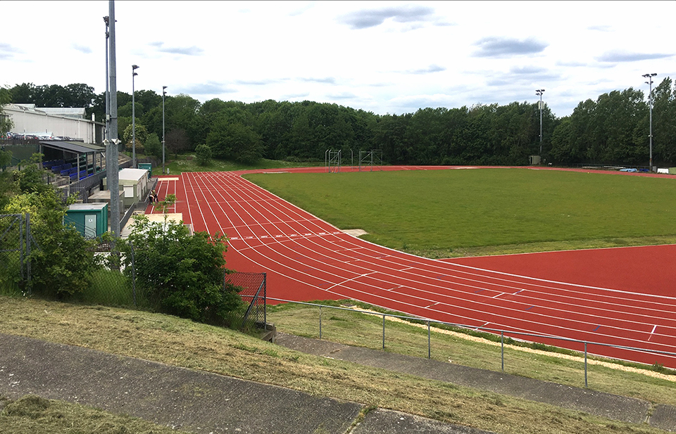 Image of competition standard running track